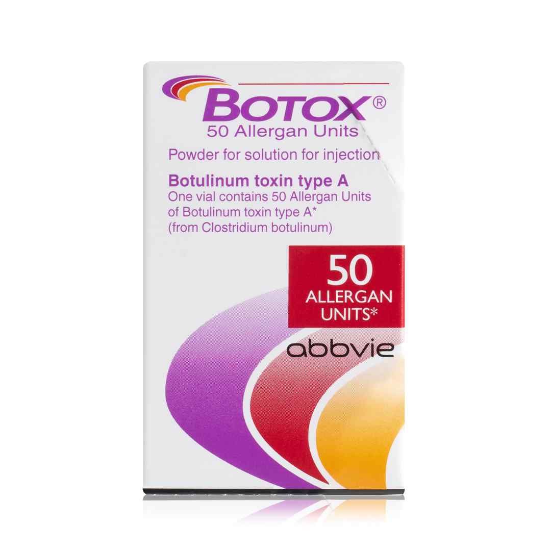 Botox 50u Botulinum Toxin Injectable For Reducing Facial Wrinkles And Fine Lines